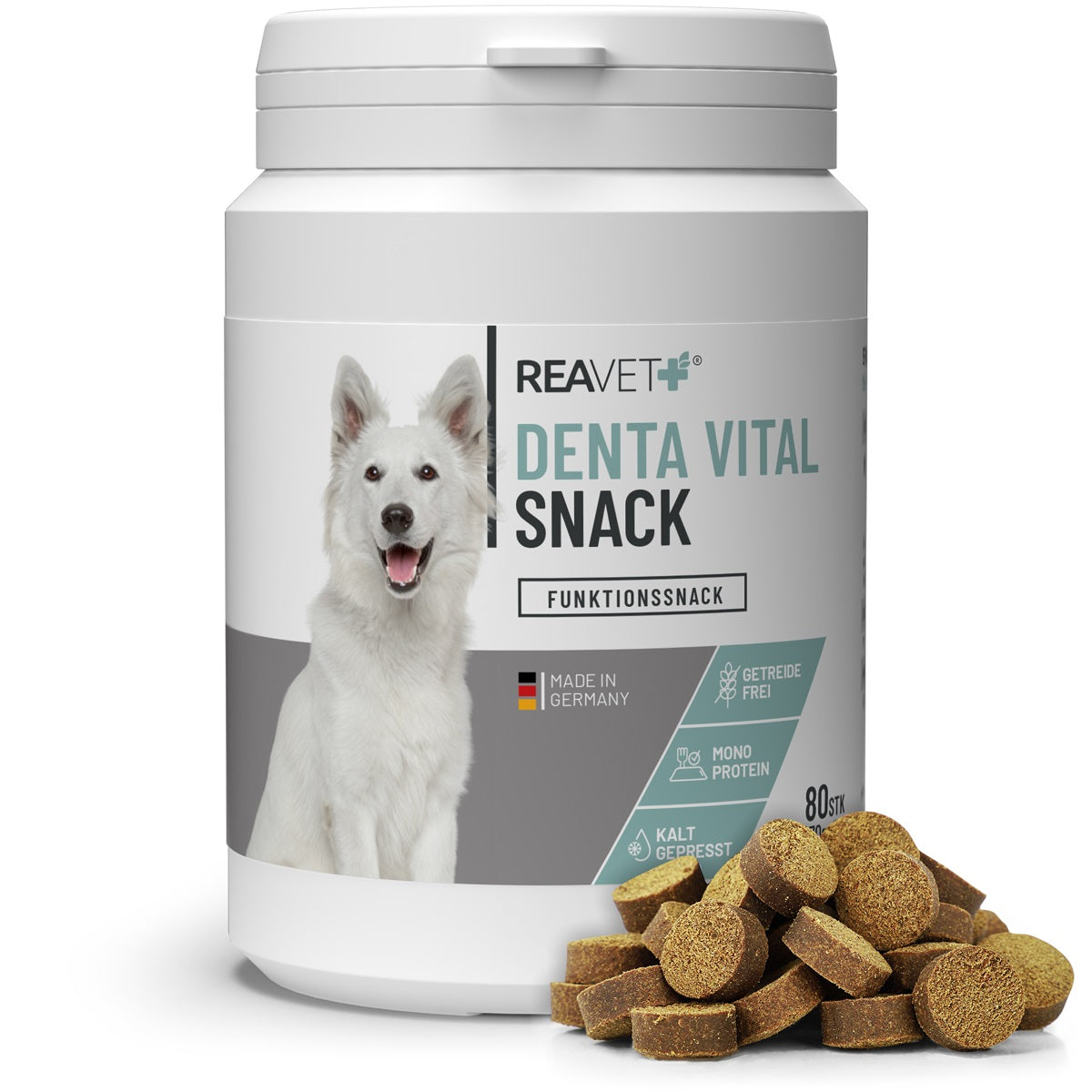 REAVET Denta Vital Snack für Hunde 170g –  mit Minze & Anis