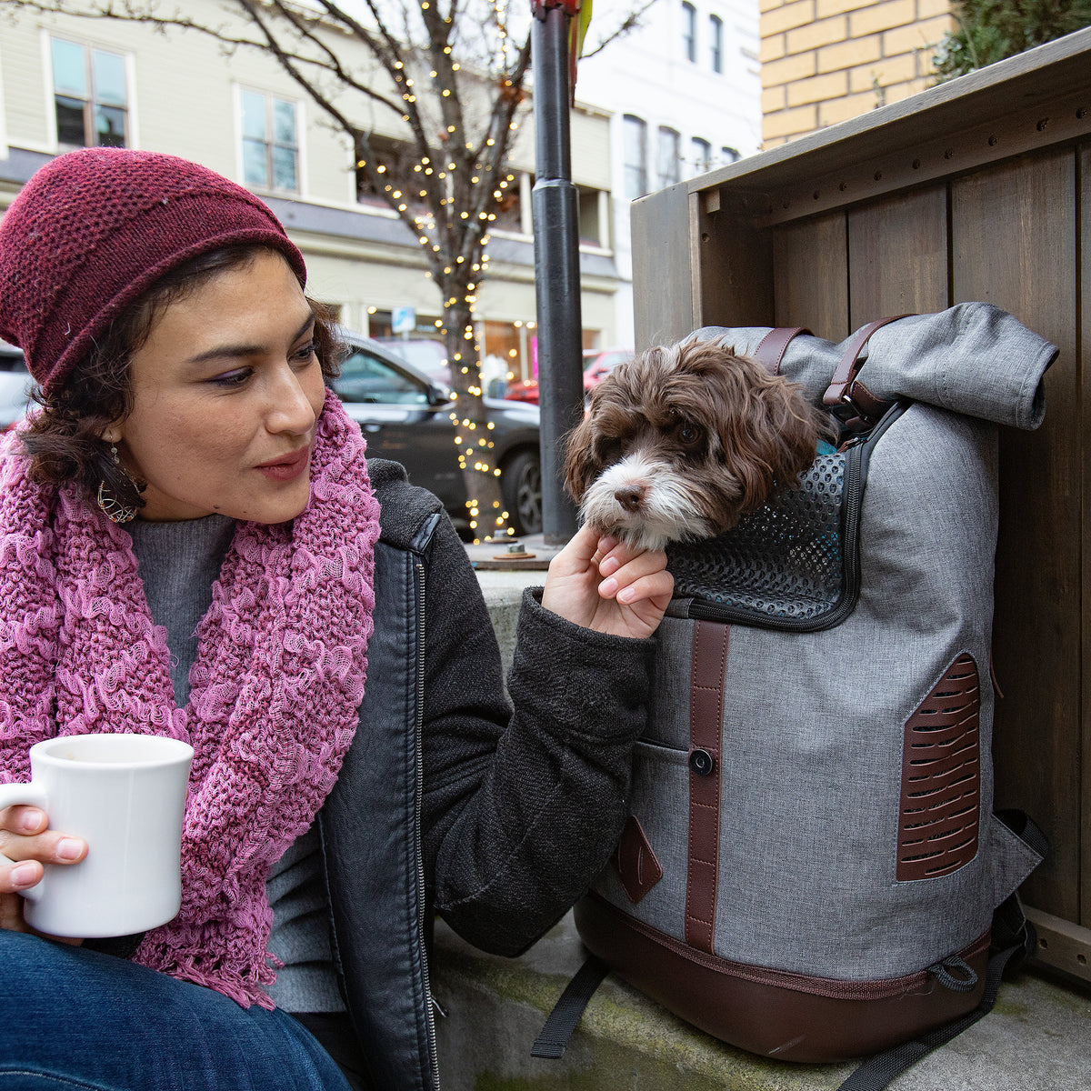 K9 Rucksack grau