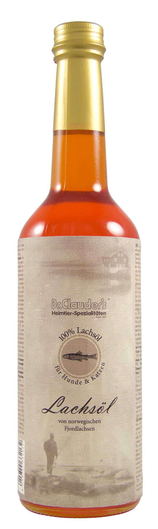 Dr.Clauder’s DC BARF Reines Lachsöl 500 ml – für Hunde & Katzen