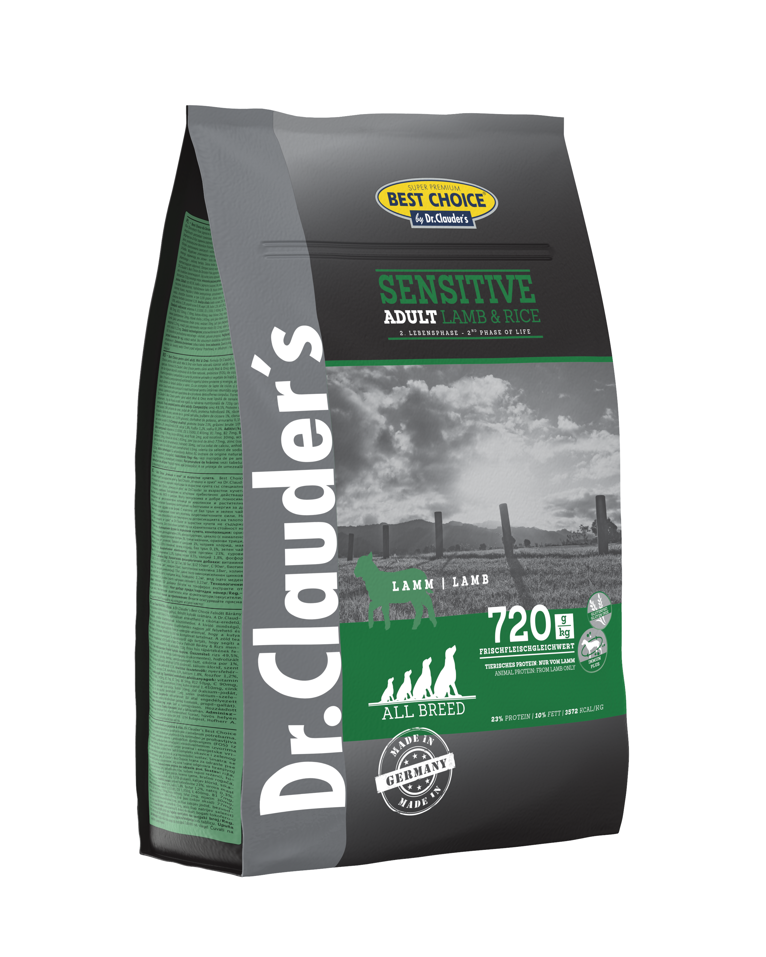 Dr. Clauder’s Best Choice Adult Lamm & Reis