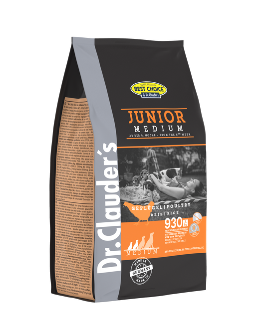 Dr. Clauder’s Best Choice Junior Medium – Welpenfutter für mittelgroße Hunde 350g