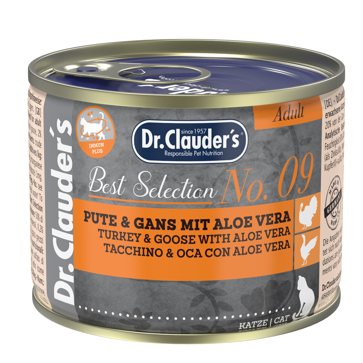 Dr. Clauder’s Best Selection Adult No. 9 Pute & Gans mit Aloe Vera – 200 g
