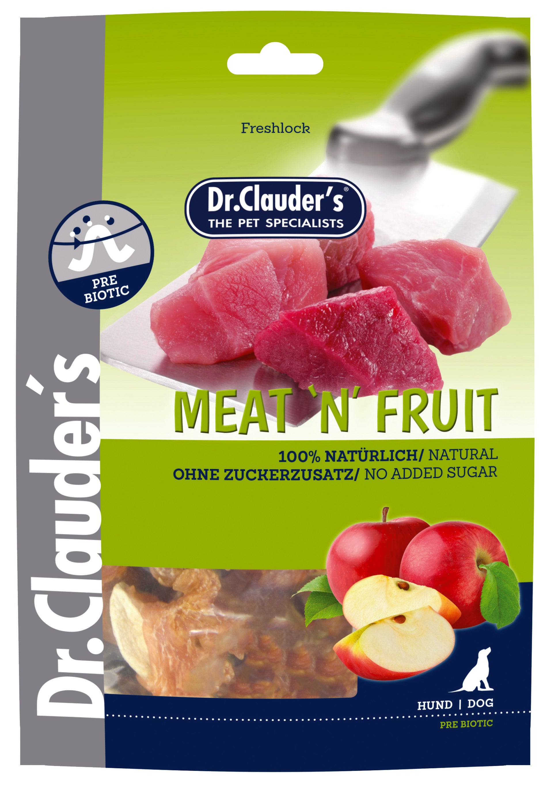 Meat'n'Fruit Apfel & Huhn 80 g – Hundesnack