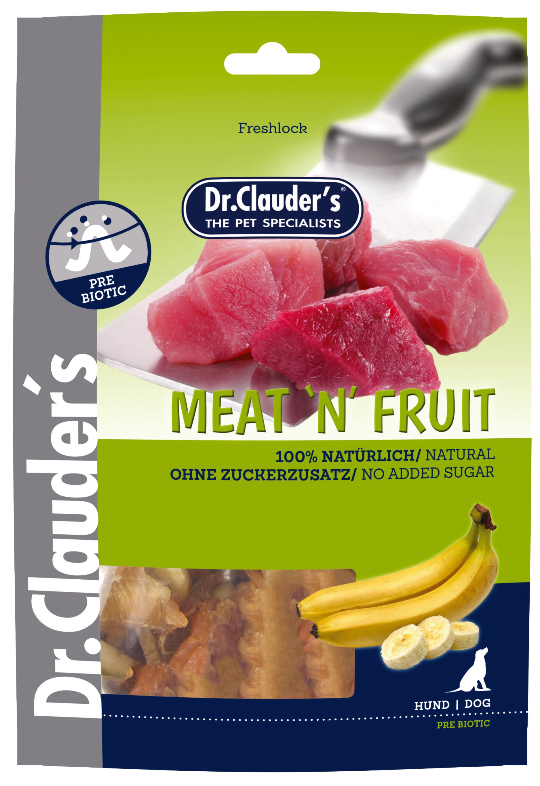 Meat'n'Fruit Banane & Huhn 80 g – Hundesnack