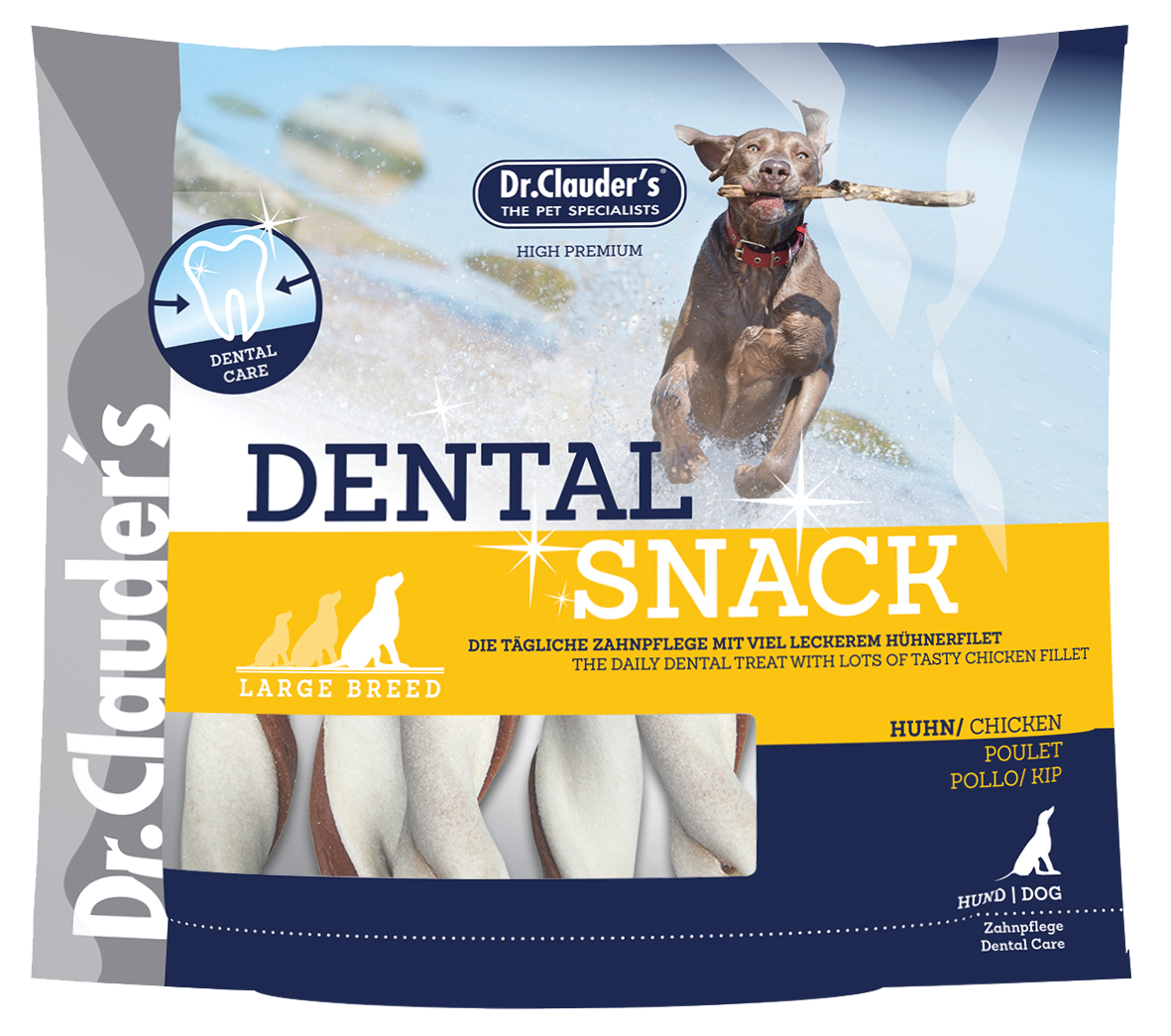 Dental Snack Huhn für große Hunde – 500 g