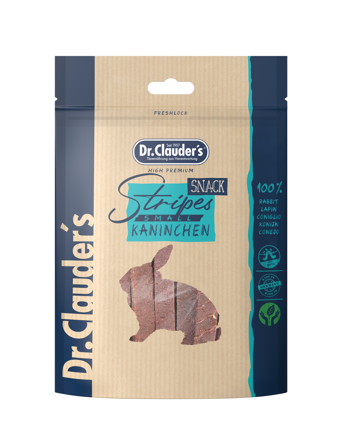 Dr.Clauder’s Kaninchen Filetstreifen für Hunde  80 g