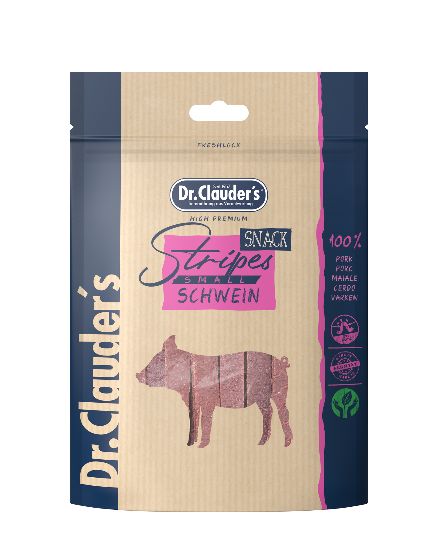 Schweine Filetstreifen Small 80 g für Hunde & Katzen
