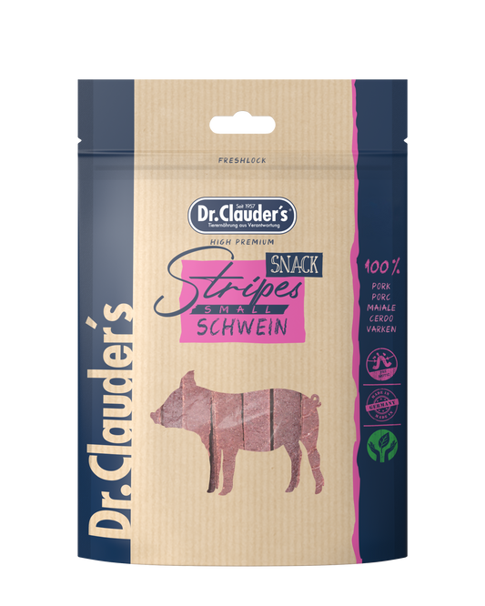 Schweine Filetstreifen Small 80 g für Hunde & Katzen