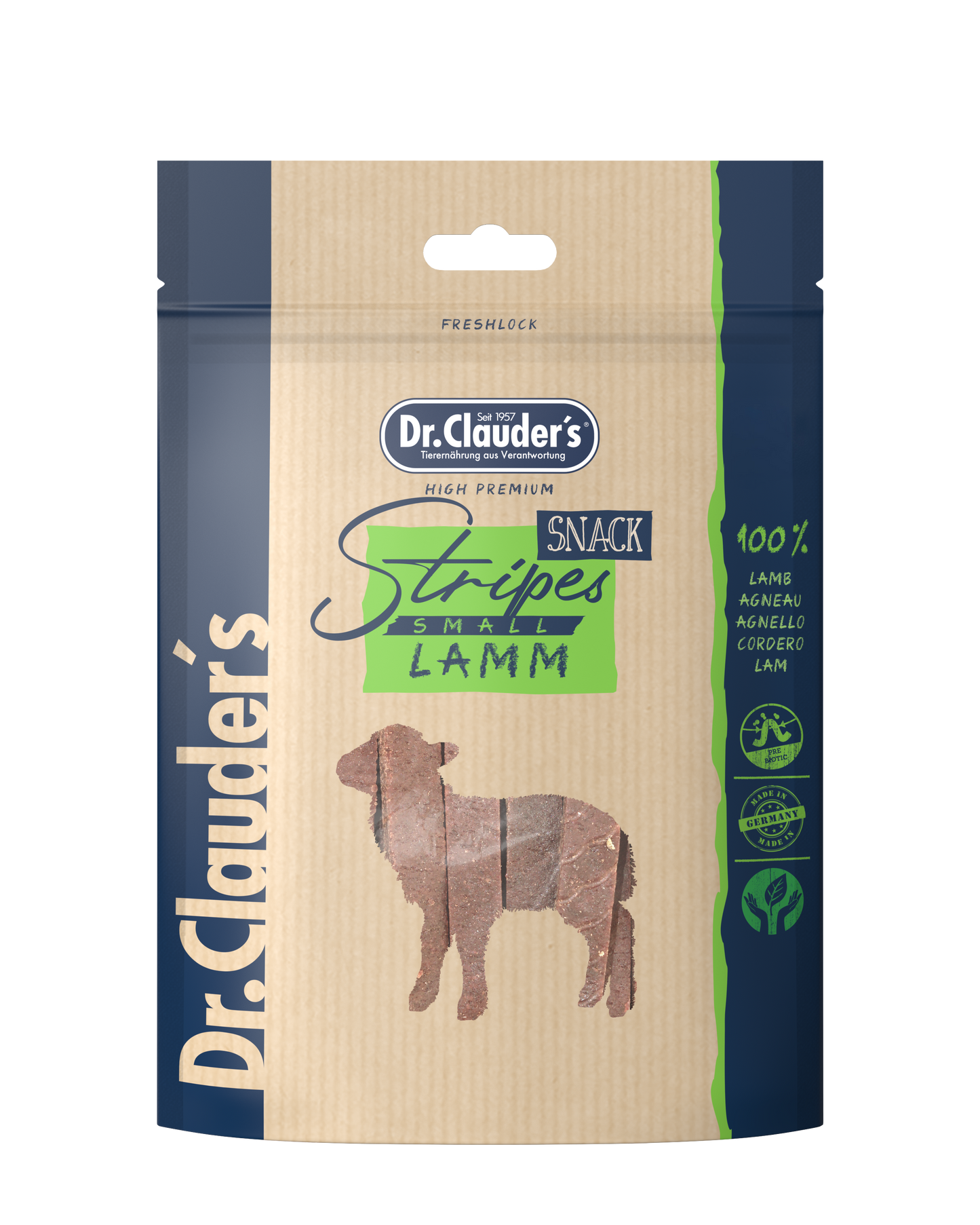 Dr.Clauder’s Lamm Filetstreifen für Hunde & Katzen – 80 g