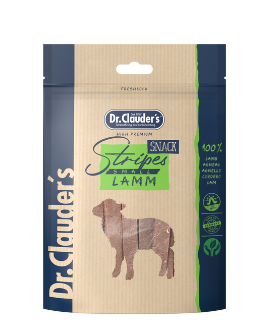 Dr.Clauder’s Lamm Filetstreifen für Hunde & Katzen – 80 g
