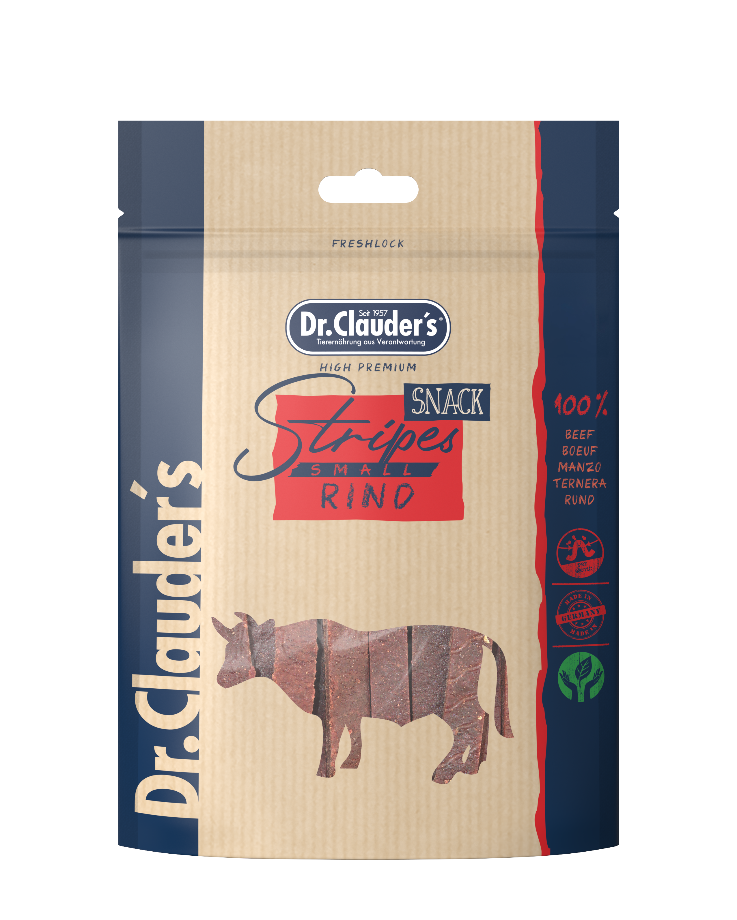 Rinderfiletstreifen Small 80 g für Hunde & Katzen