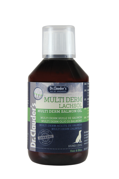 Dr.Clauder’s Hair & Skin Multi Derm Lachsöl für Hunde, 250 ml